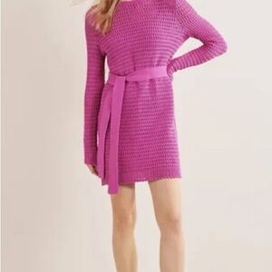 BODEN NWT Pink Knit Dress